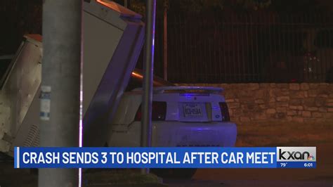 Crash sends 3 to hospital while DPS troopers respond to car meet