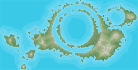 Cratered Island Chain FantasyMapGenerator