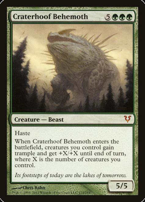 Craterhoof Behemoth Price