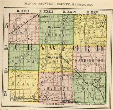Crawford County Kansas CONTACT: MAILING ADDRESSES 111 E. FOREST, GIRARD, KANSAS 66743 Other Mailing Addresses COURTHOUSE HOURS: M-F: 8:00 A.M. - 4:00 P.M. TELEPHONE: COUNTY CLERK 620-724-6115 CONTACT DIRECTORY FAQ's Frequently Asked Questions SITE MAP Site Map explore crawford county www.explorecrawfordcounty.com WEBMASTER EMAIL. 