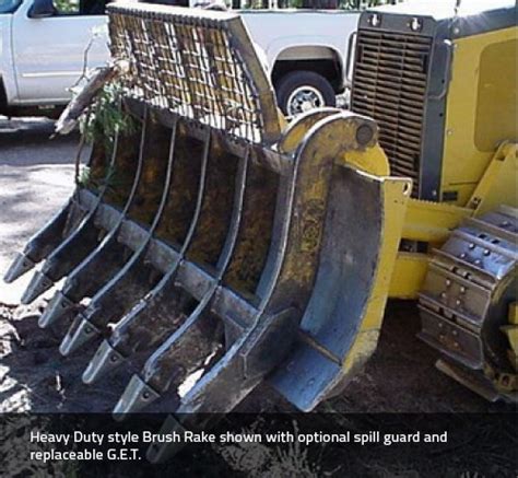 Crawler Dozer Brush Rake - Weldco-Beales Manufacturing