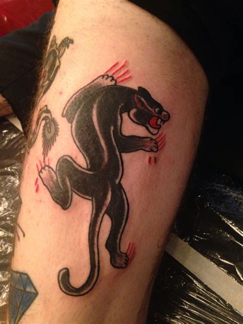 Crawling panther from the 3rd Sailor Jerry flash book 2014