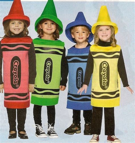 Crayon Costume Template
