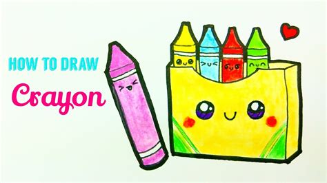 Crayon Drawing Tutorial Drawing with Crayons