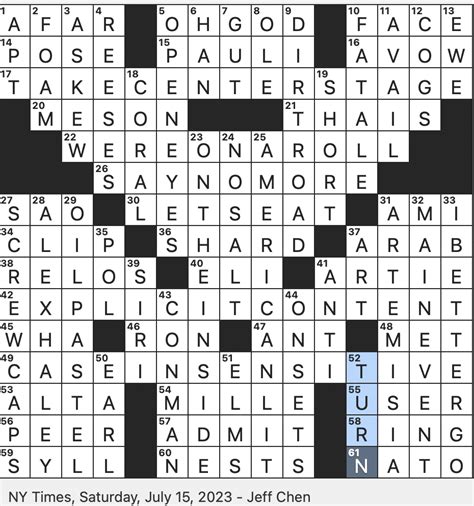 Crayon alternative nyt crossword. Search Clue: When facing difficulties with puzzles or our website in general, feel free to drop us a message at the contact page. We have 1 Answer for crossword clue Nickname Alternative To Coby Perhaps of NYT Crossword. The most recent answer we for this clue is 4 letters long and it is Jake. 