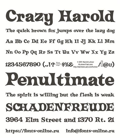 Crazy Harold free Font - What Font Is