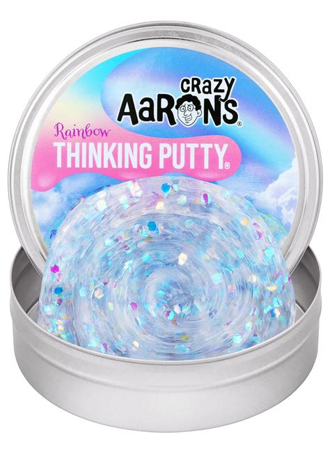 Crazy aarons. Thinking Putty is manufactured with the help of exceptional individuals challenged with disabilities. Made in the USA from nontoxic silicone and never dries out! 1 of Crazy Aaron's Transparent Thinking Putty - 4" Falling Water Liquid Glass See Through Putty Tin - 90 Grams, Never Dries Out. (1,830) $14.20. 
