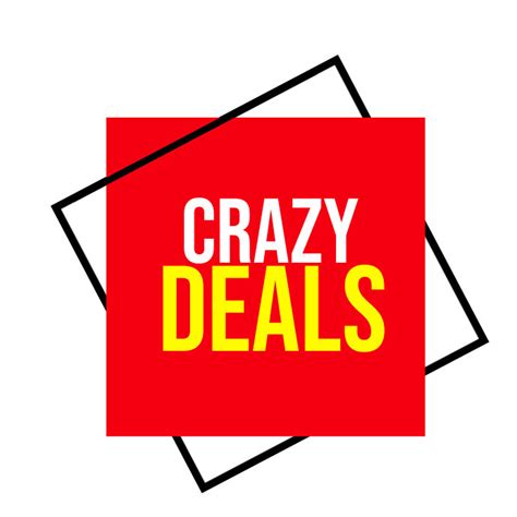 Crazy deal. Crazy Deals. Showing 1 - 24 of 140 products. Sort by Sort by: Featured. Sort by. Featured Best selling Alphabetically, A-Z Alphabetically, Z-A Price, low to high Price, high to low Date, old to new Date, new to old . Display: 24 per page. Display. 24 per page 36 per page 48 per page . Save 69%. 