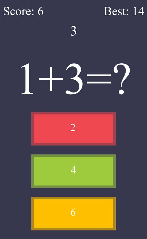 Play Crazy Math online for free. Crazy Math is an arithmetic flash card game. Determine whether the answer to the math question is correct by selecting the yes or no buttons on the bottom of the screen. Answer each question correctly as fast as you can. This game is rendered in mobile-friendly HTML5, so it offers cross-device gameplay. You can play it on mobile devices like Apple iPhones .... 