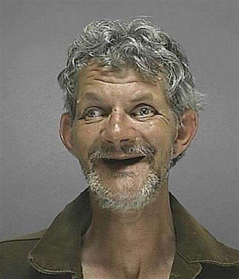 Mugshots of people with crazy face tattoos. 