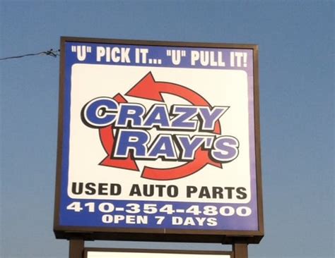 Crazy Ray's has an overall rating of 4 out of 5 stars based on 3 reviews recorded from 2023 to 2024. Check below for reviews of this Salvage yard. Check below for reviews of this Salvage yard. Leslie S Google Review