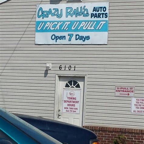 Crazy rays baltimore. Dec 15, 2023 · 2723 N Point Blvd, Dundalk, MD 21222. Get the info on Crazy Ray's Used Auto Parts, which is stabished close to Baltimore (Maryland). 