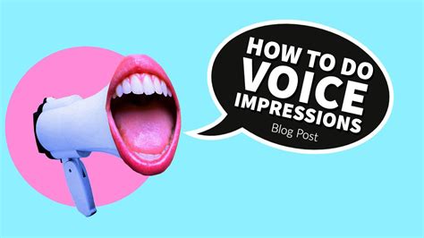 Crazy voice impressions.  Learn impression techniques and improve your i...