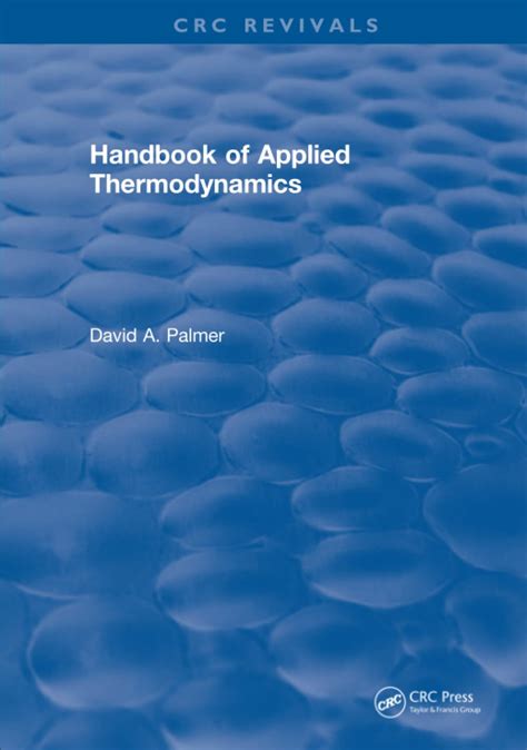 Crc Handbook Of Applied Thermodynamics