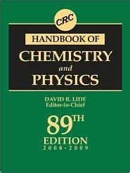 Crc handbook of chemistry and physics 89th edition. - Die rote zora und ihre bande. cd..