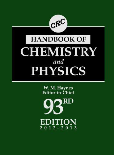 Crc handbook of chemistry and physics 93rd edition. - Manuale di servizio della stampante hp deskjet 1000.