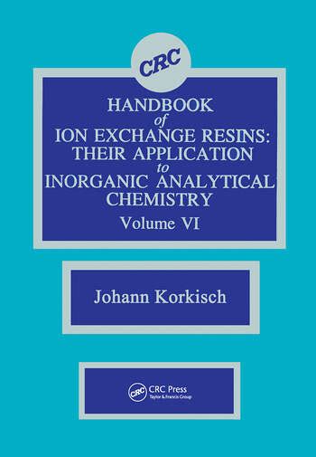 Crc handbook of ion exchange resins vol iii. - The sinners guide to natural family planning.