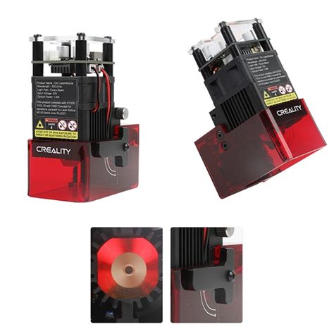 Creality laser module.  Adjustable focus, adjustable to appropriate spot...