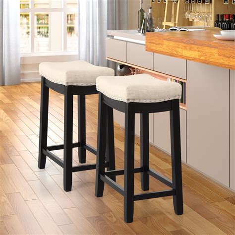 Cream bar stools set of 2. A bar graph is a way to visually represent a set of data. Bar graphs are particularly useful for data that is easy to categorize. The category is traditionally placed on the x-axis... 