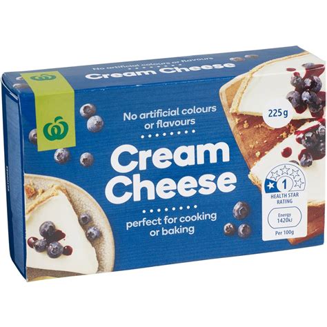 Cream cheese block. 