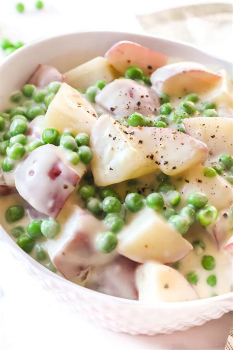 Creamed Peas and Potatoes - Favorite Family Recipes