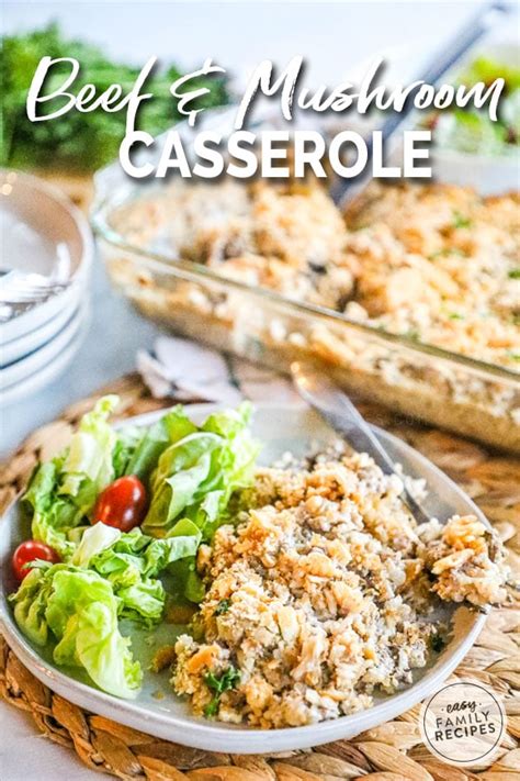 Creamy Beef and Mushroom Casserole · Easy Family …