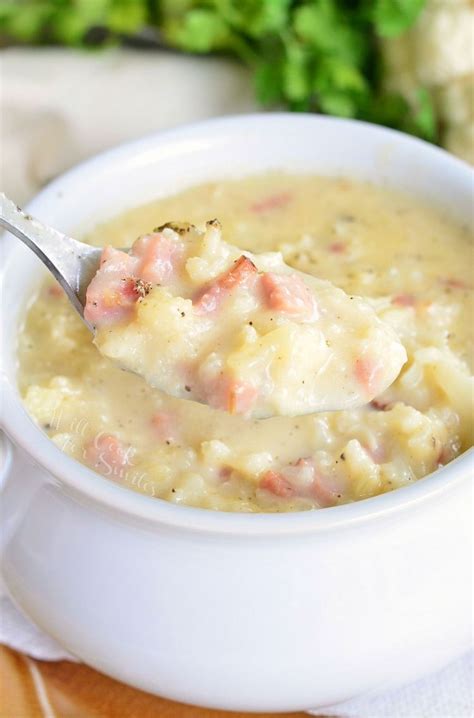 Creamy Ham and Cheese Cauliflower Soup - Easy and Comforting …