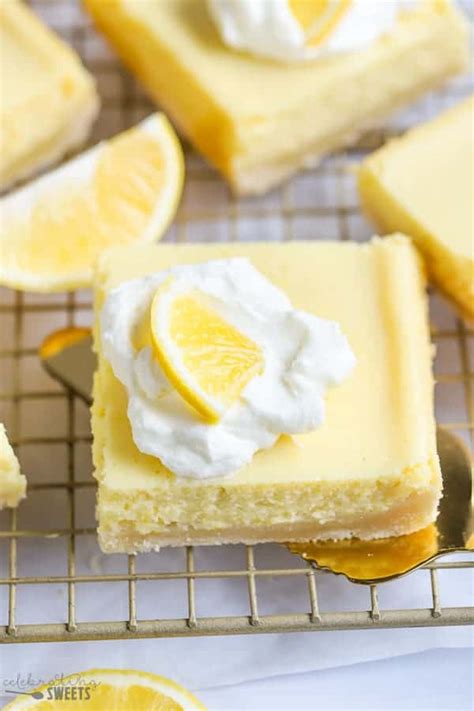 Creamy Lemon Bars Recipe - Celebrating Sweets