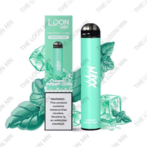 LOON MAXX ZERO NICOTINE 10PACK - CREAMY FROSTBITE Login to view price. ... Loon Wholesale. Please verify that you are 21 years of age or older to enter this site. Agree. Disagree. WARNING: This product contains nicotine. Nicotine is an addictive chemical . added to cart. 0 ....