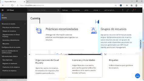 Crear cuenta GRATIS en IBM Cloud Servicios de Clud Computing