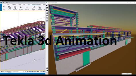 Create 3D view in Tekla Structure - YouTube