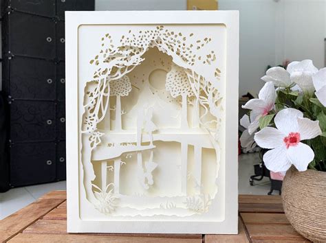 Create A Beautiful Shadow Box With A Printable Template
