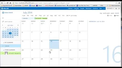 Create A Shared Calendar Office 365