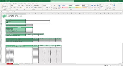 Create A Simple Business Valuation Excel Template 10 Steps