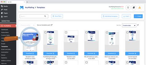 Create A Template Acymailing