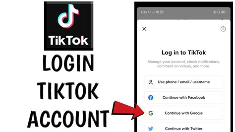 Create Account - Join TikTok