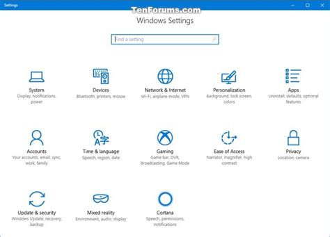 Create Account Picture Settings Shortcut in Windows 10