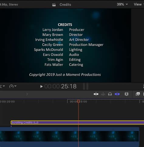 Create Amazing Final Cut Pro Scrolling Credits (+ 10 Templates) Motion Array