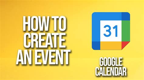 Create An Event Google Calendar Tutorial YouTube