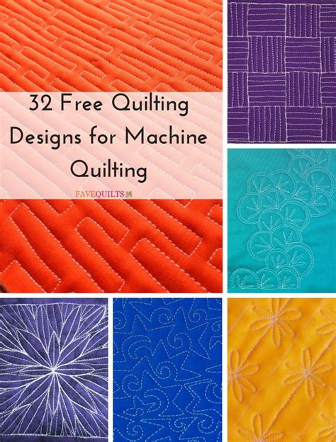 Create Beautiful Quilting Designs Using Your Home Machine With Our Free