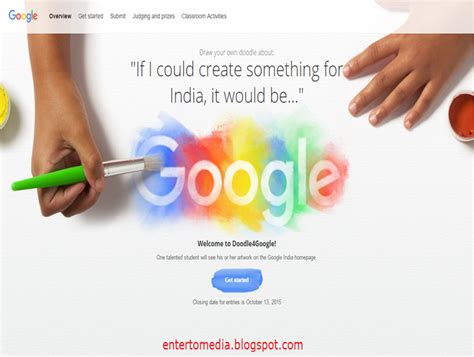 Create Doodle for Google India Homepage