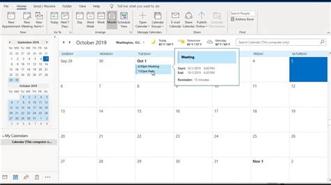Create Event In Outlook Calendar From Excel VBA YouTube