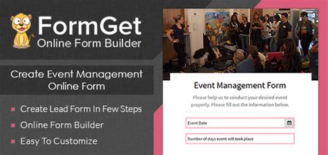 Create Event Management Form For Event Organizing Firms FormGet