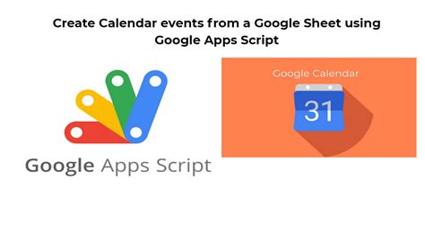 Create Events in Google Calendar using the Calendar API and Google Apps