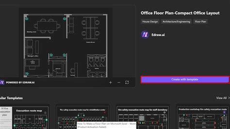 Create Floor Plan for Excel Edraw