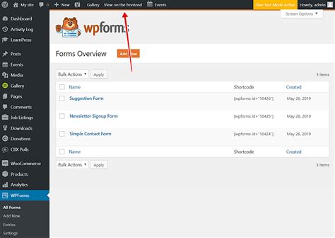 Create Frontend Dashboards for WordPress WP Frontend Admin