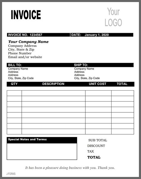 Create Invoices For Small Business: 5 Free Invoice Templates For Small …