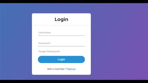 Create Login Page Form Example In Asp Net Gambaran