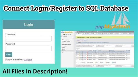 Create Login page with SQL Database • ParallelCodes