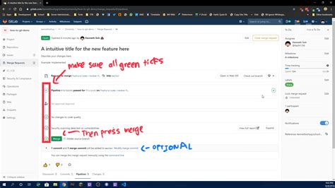 Create MR and do Features How to Git for Dummies (NTU SCSE Style)